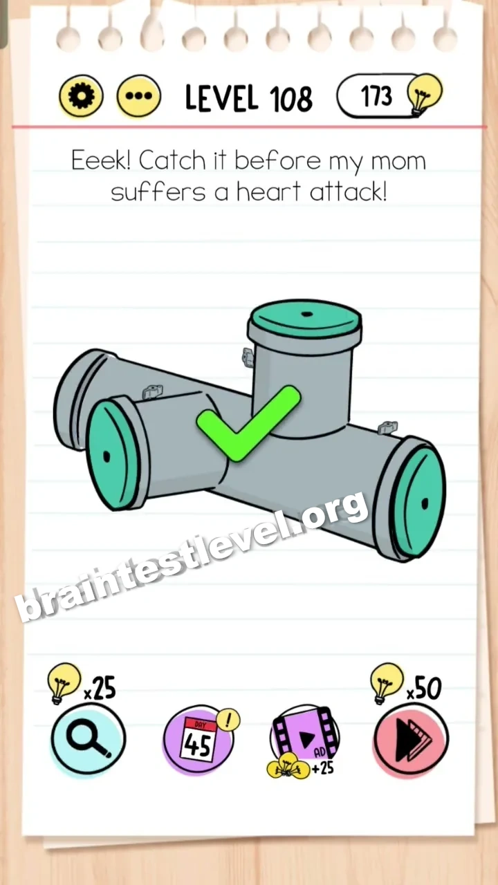 Brain Test Level 108 screenshot 2
