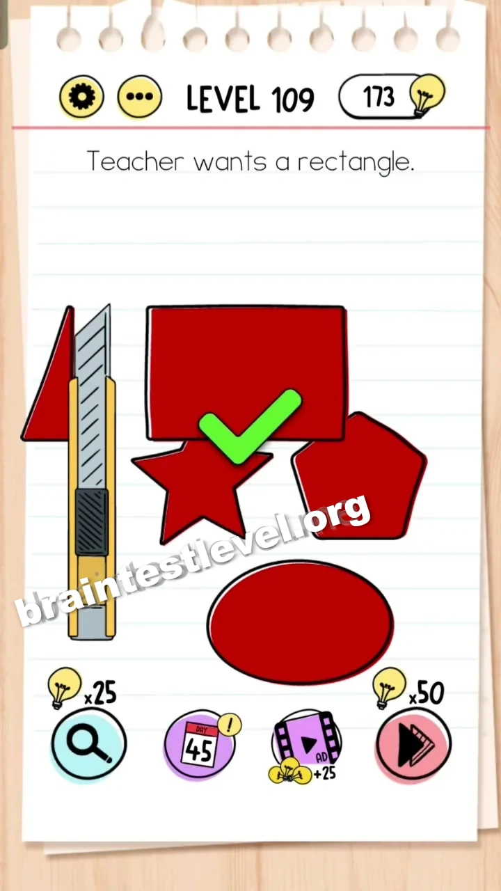 Brain Test Level 109 screenshot 2