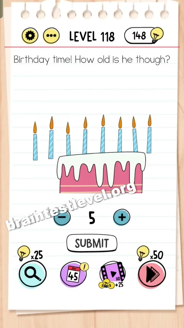Brain Test Level 118 screenshot 2