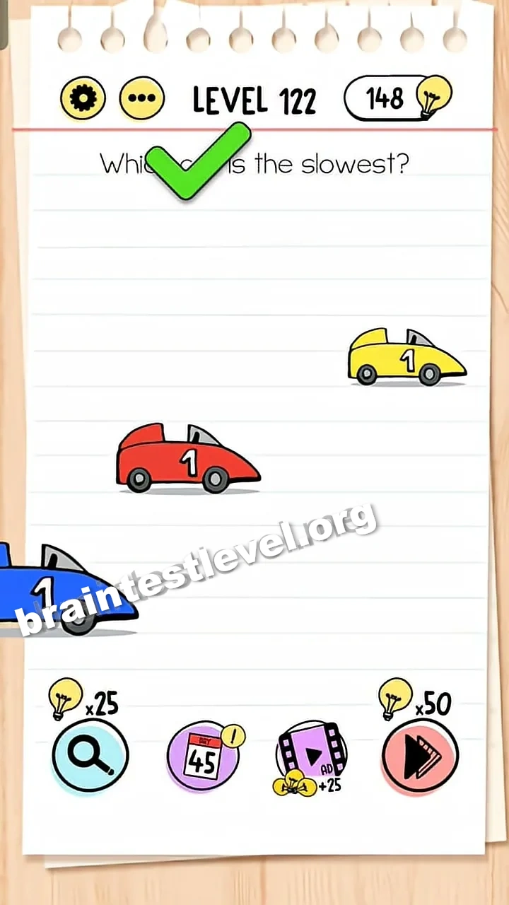Brain Test Level 122 screenshot 2