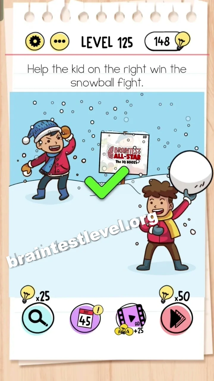 Brain Test Level 125 screenshot 2