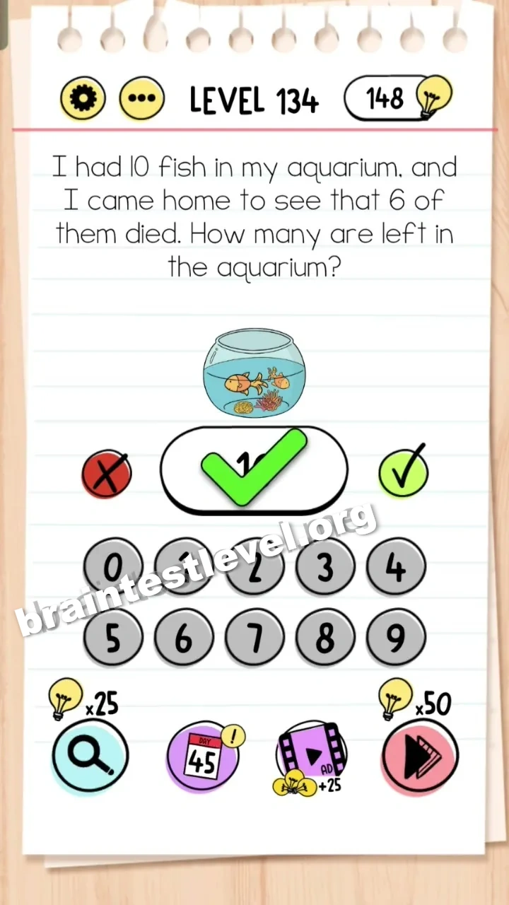 Brain Test Level 134 screenshot 2