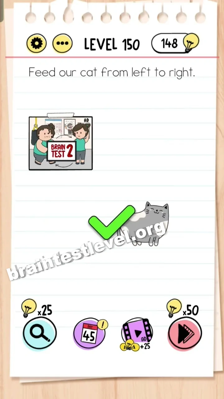 Brain Test Level 150 screenshot 2