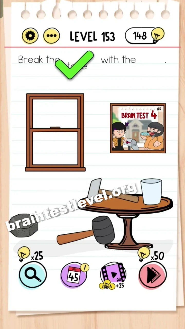 Brain Test Level 153 screenshot 2