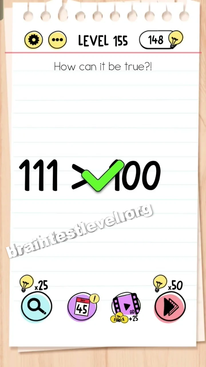 Brain Test Level 155 screenshot 2