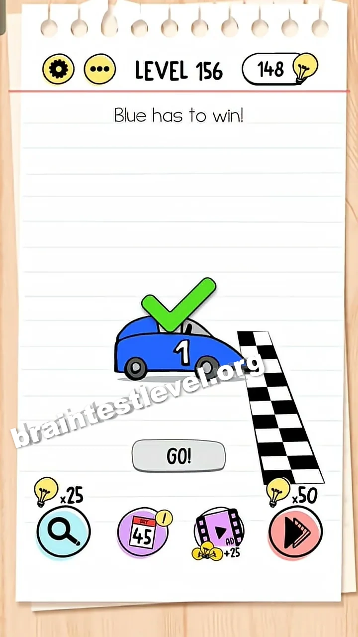 Brain Test Level 156 screenshot 2