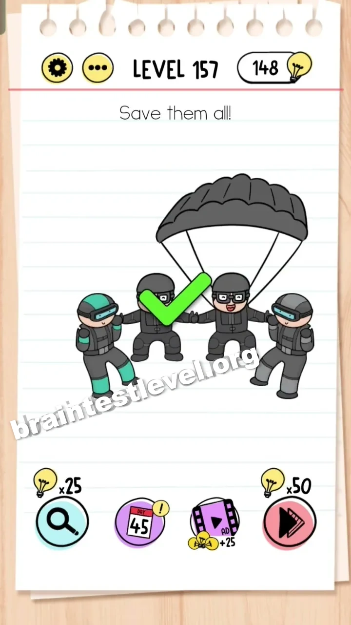 Brain Test Level 157 screenshot 2