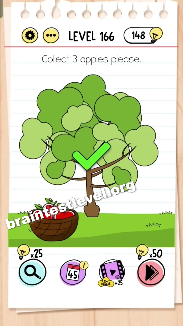 Brain Test Level 166 screenshot 2