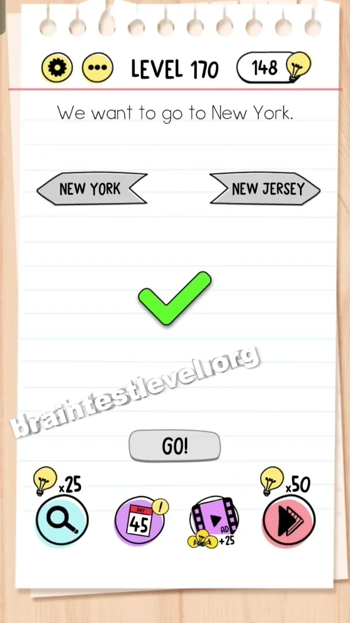 Brain Test Level 170 screenshot 2