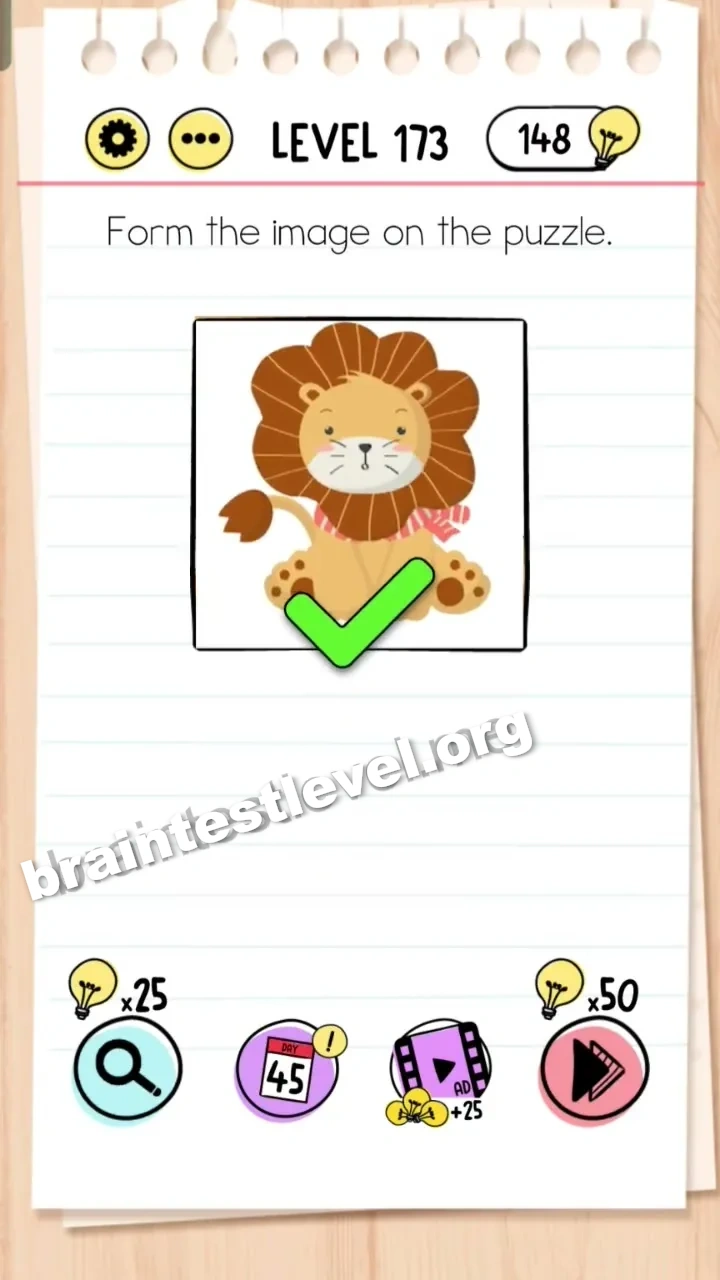 Brain Test Level 173 screenshot 2