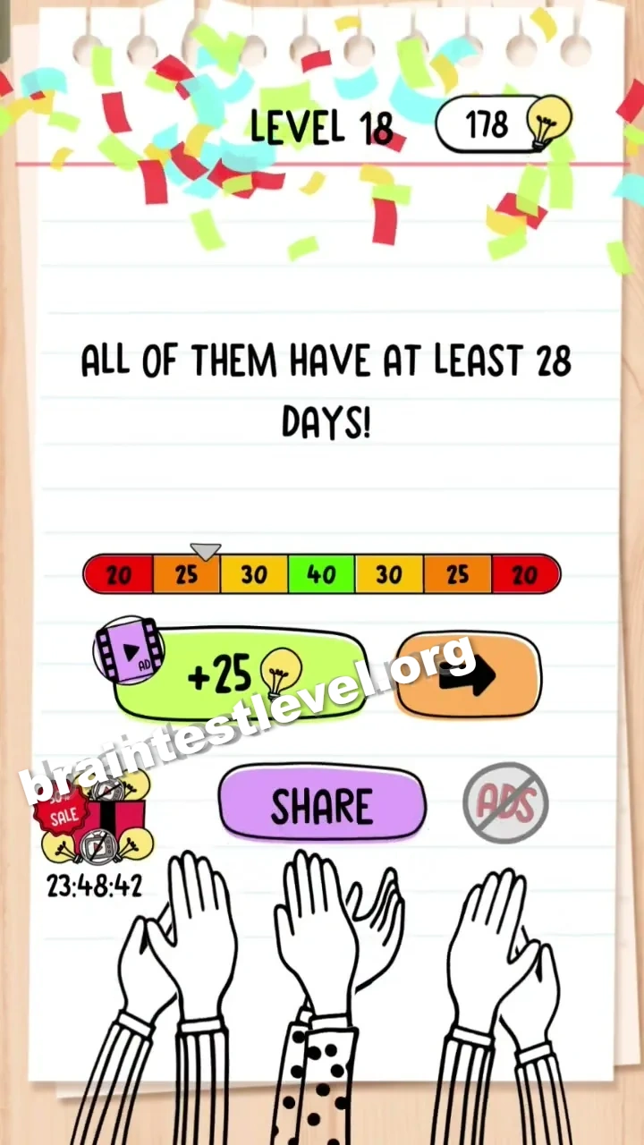 Brain Test Level 18 screenshot 2