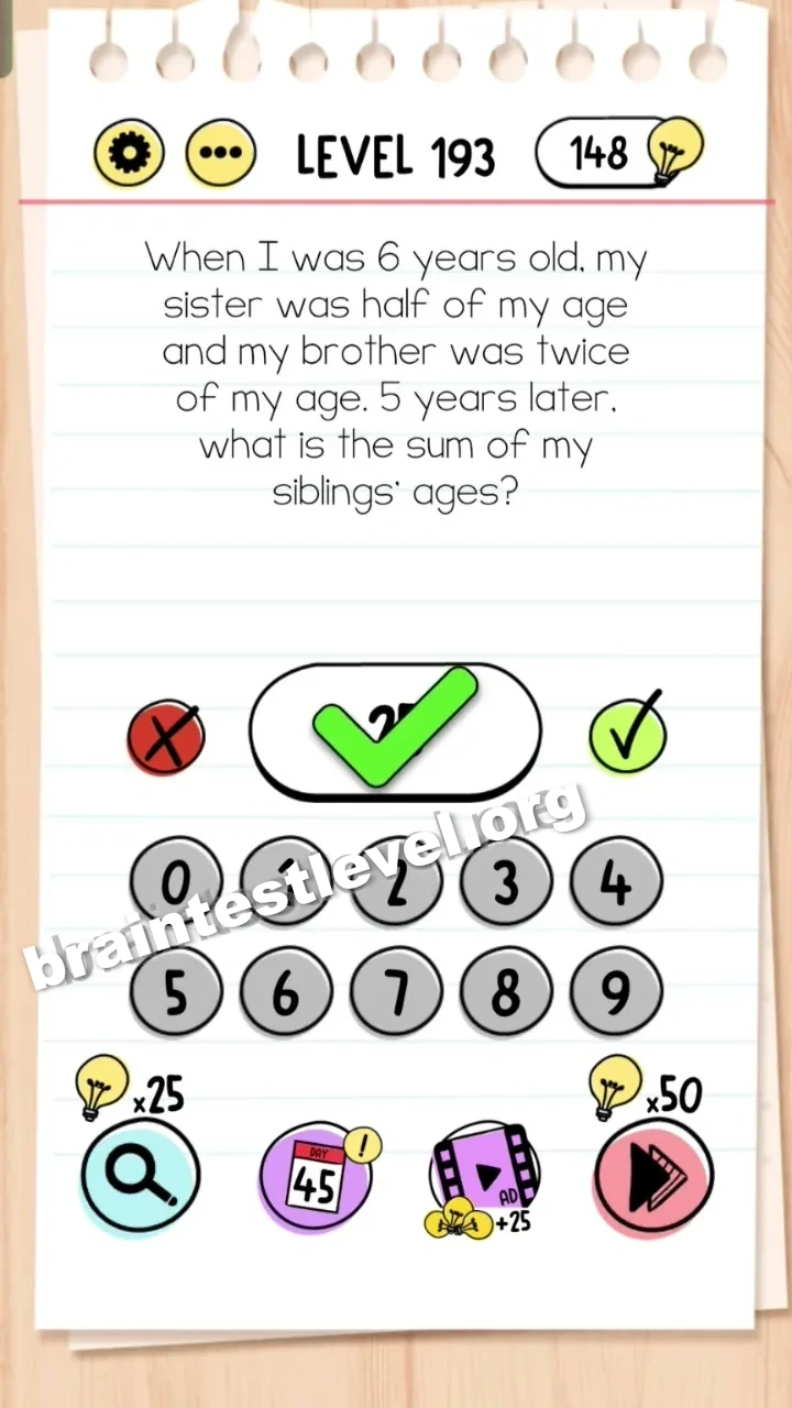 Brain Test Level 193 screenshot 2