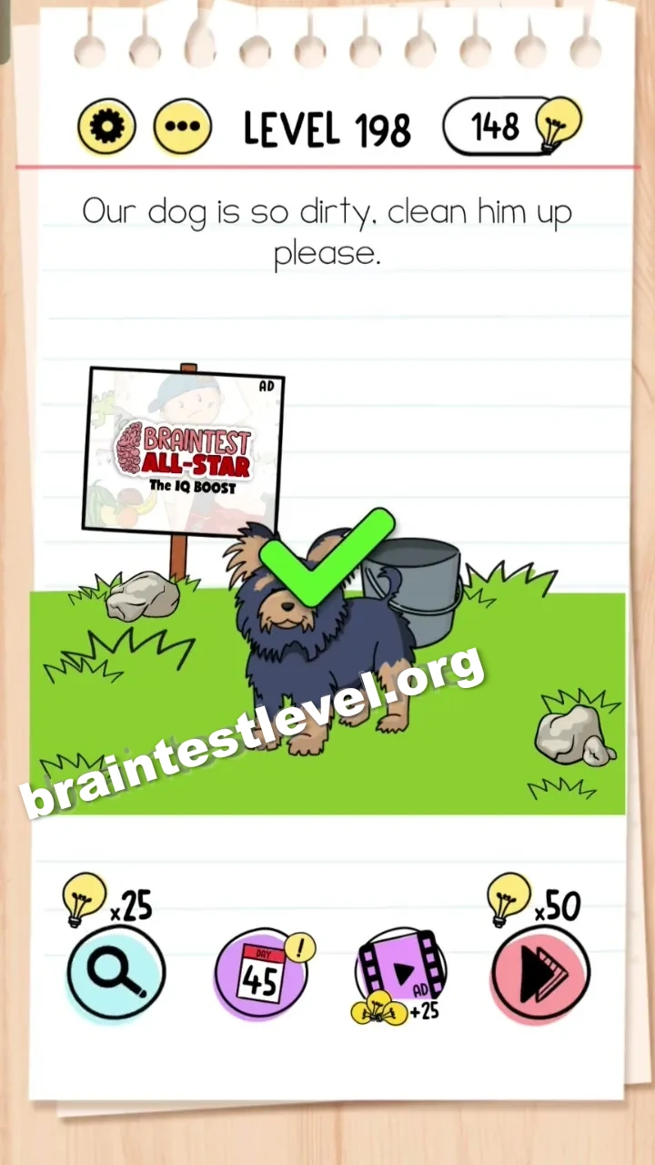 Brain Test Level 198 screenshot 2