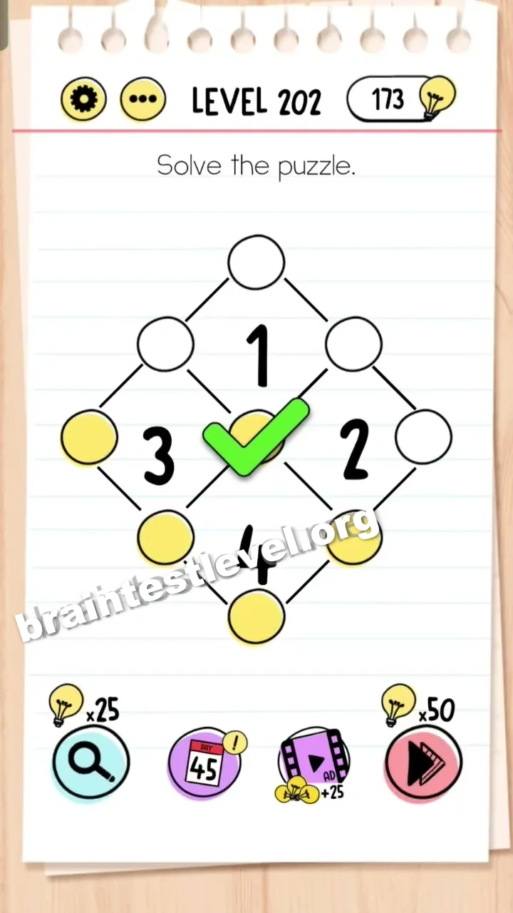 Brain Test Level 202 screenshot 2