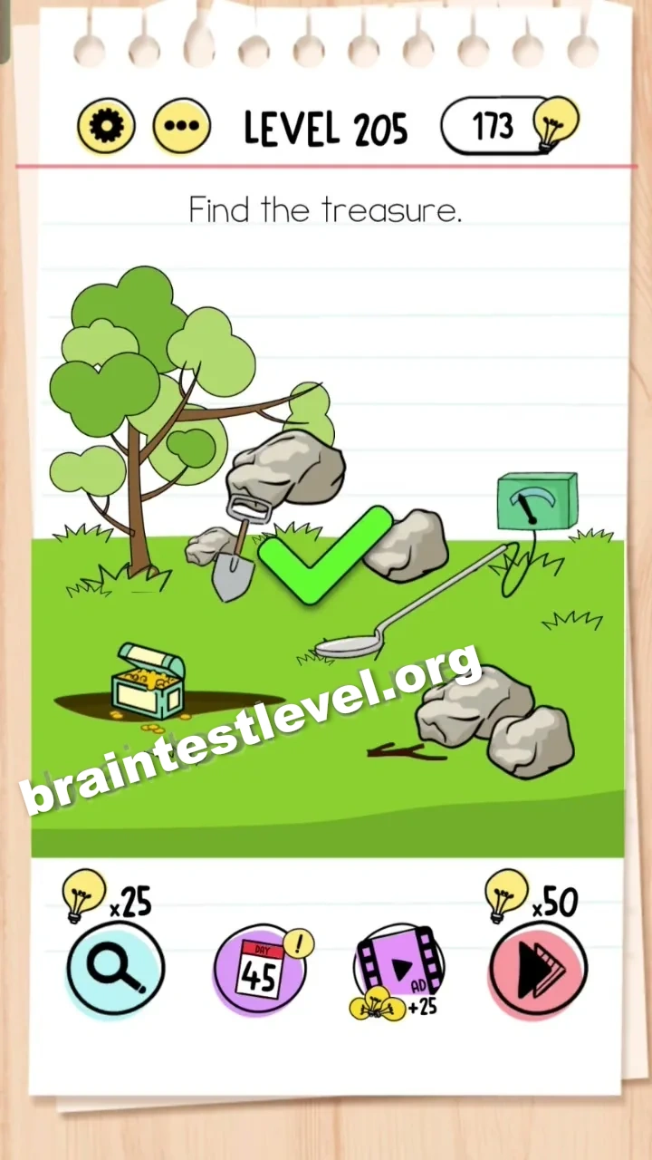 Brain Test Level 205 screenshot 2