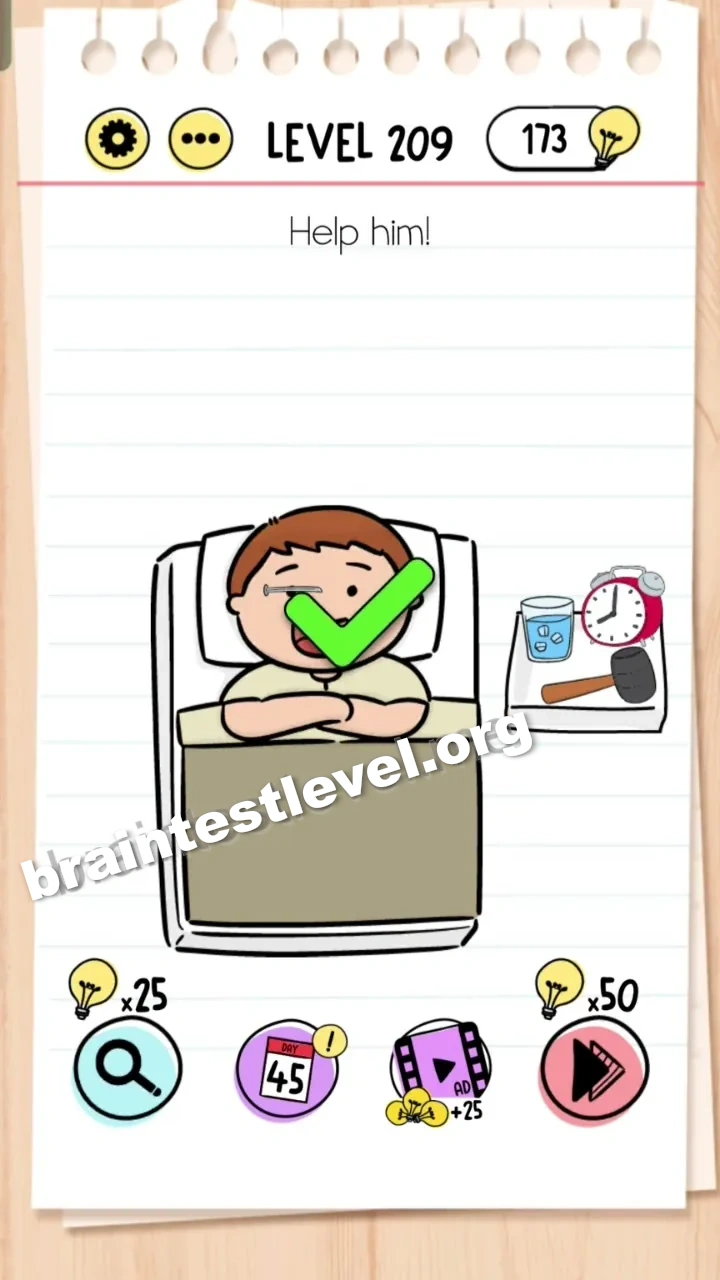 Brain Test Level 209 screenshot 2