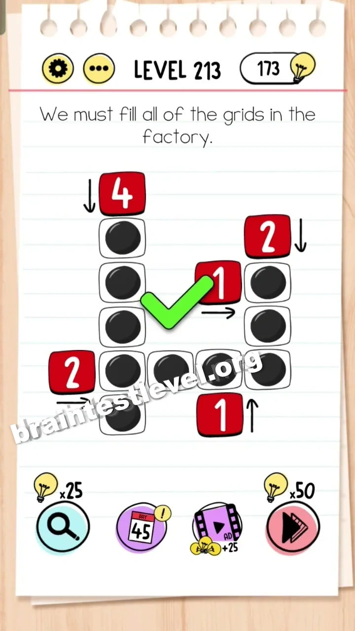 Brain Test Level 213 screenshot 2