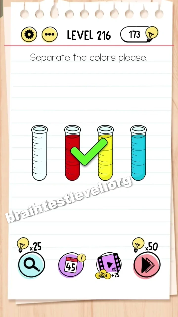 Brain Test Level 216 screenshot 2