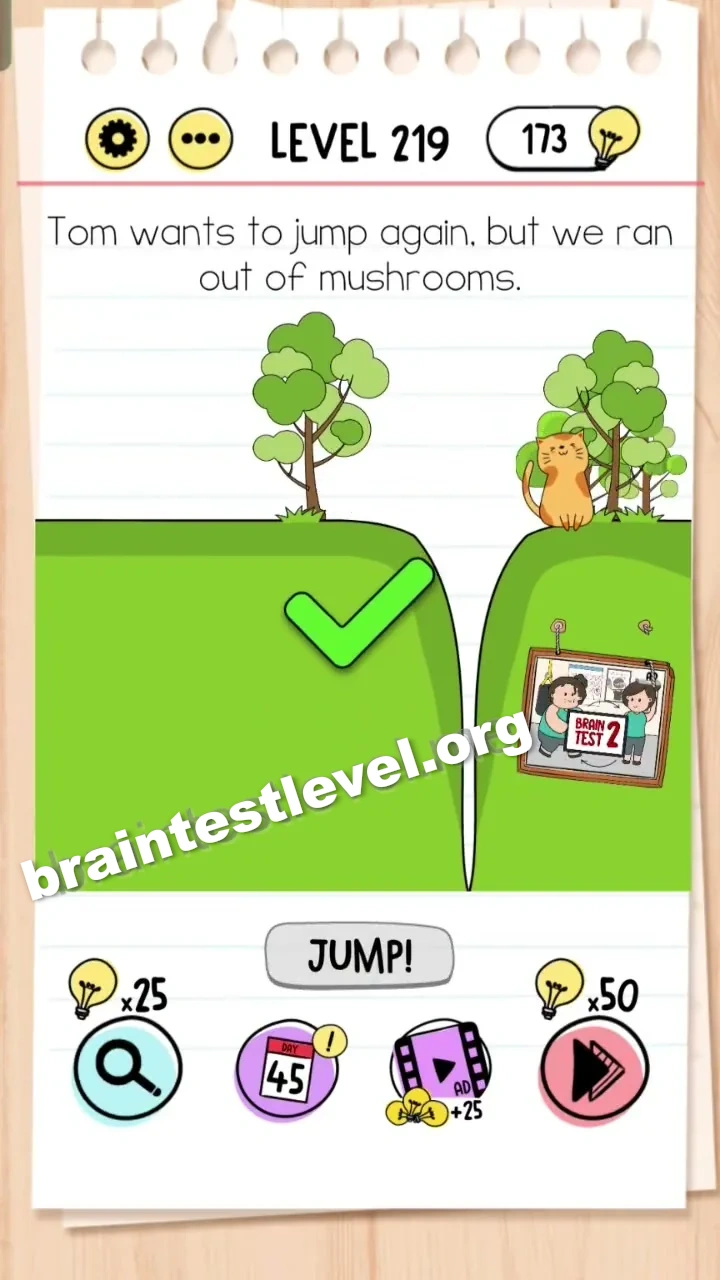 Brain Test Level 219 screenshot 2