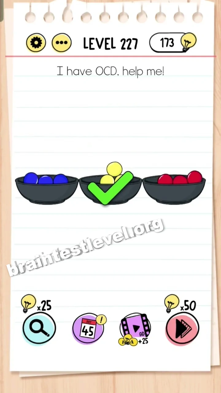 Brain Test Level 227 screenshot 2