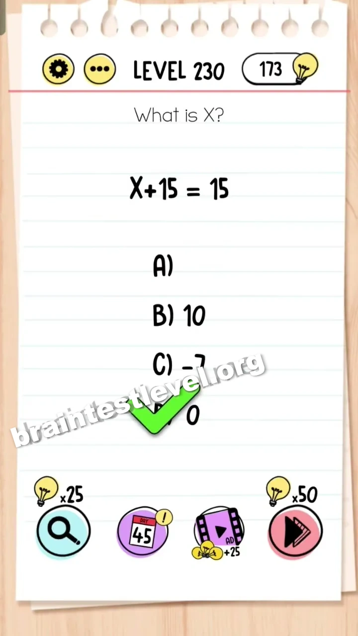 Brain Test Level 230 screenshot 2