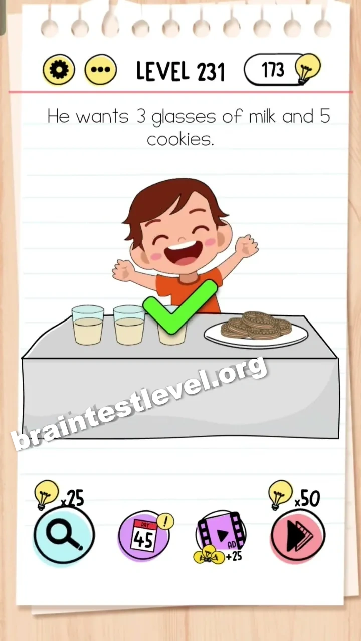 Brain Test Level 231 screenshot 2