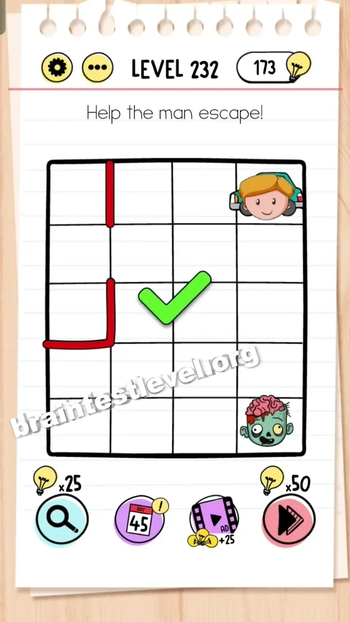 Brain Test Level 232 screenshot 2