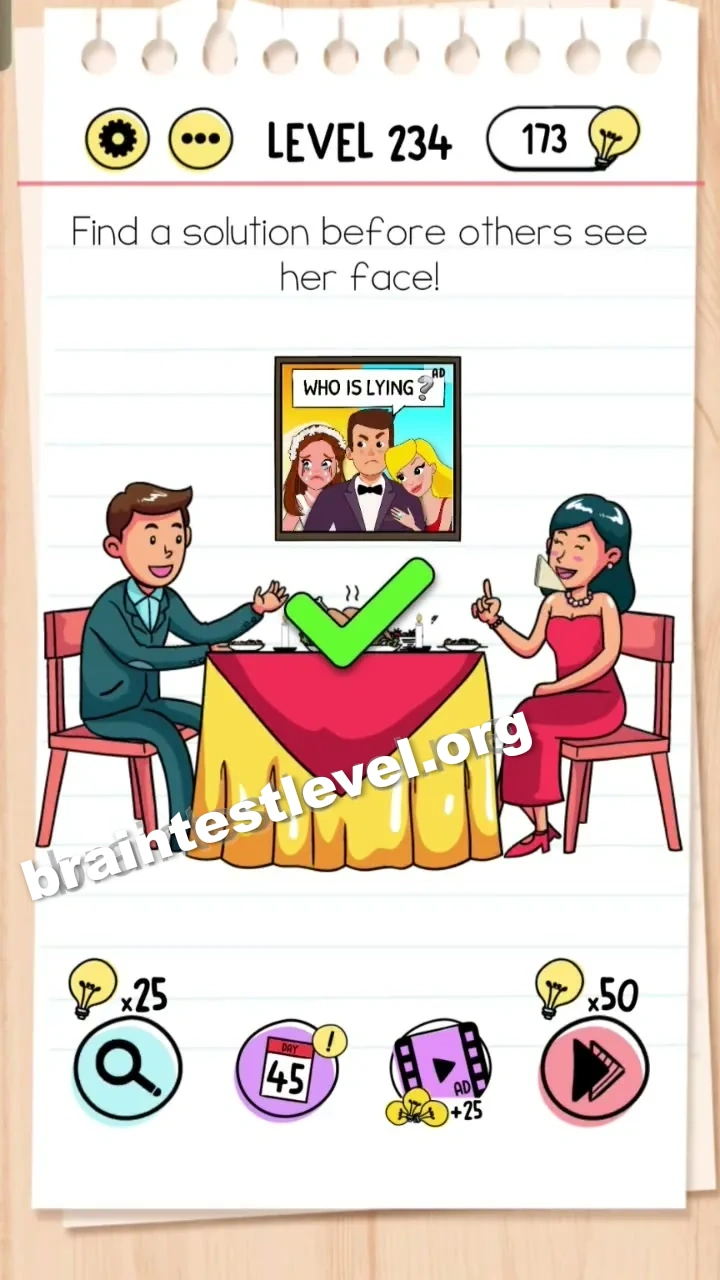 Brain Test Level 234 screenshot 2