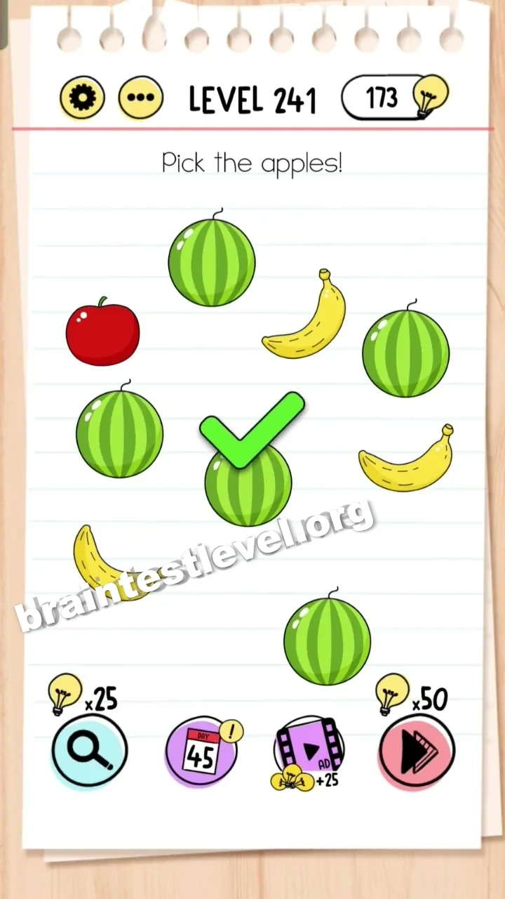 Brain Test Level 241 screenshot 2