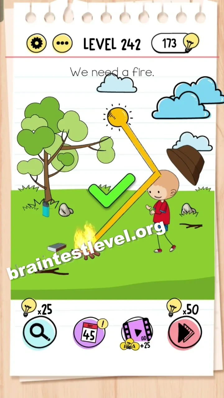 Brain Test Level 242 screenshot 2