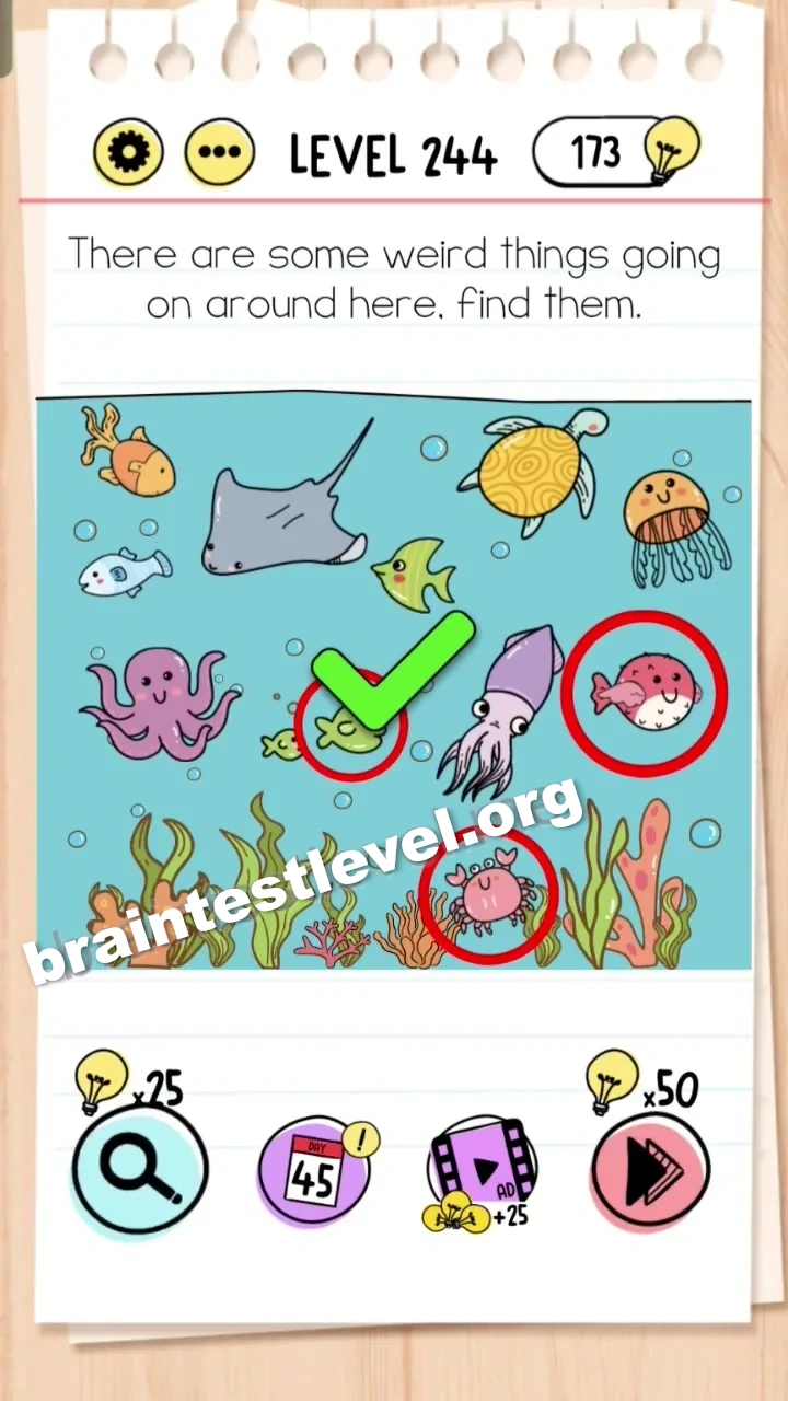Brain Test Level 244 screenshot 2