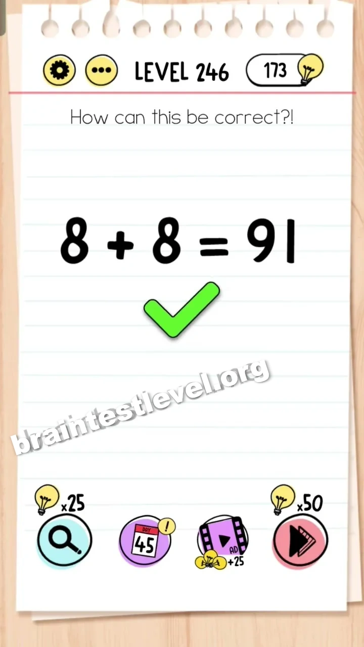 Brain Test Level 246 screenshot 2
