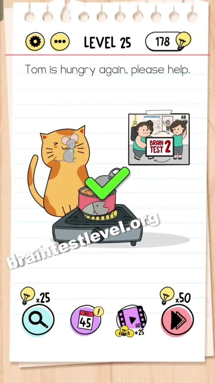 Brain Test Level 25 screenshot 2