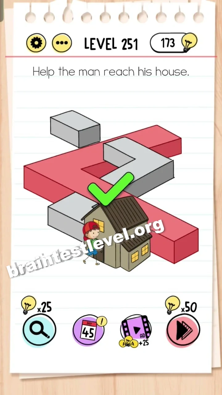 Brain Test Level 251 screenshot 2
