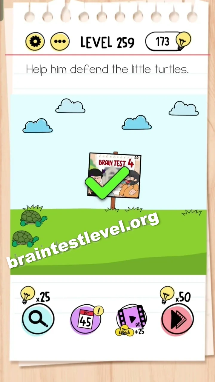 Brain Test Level 259 screenshot 2
