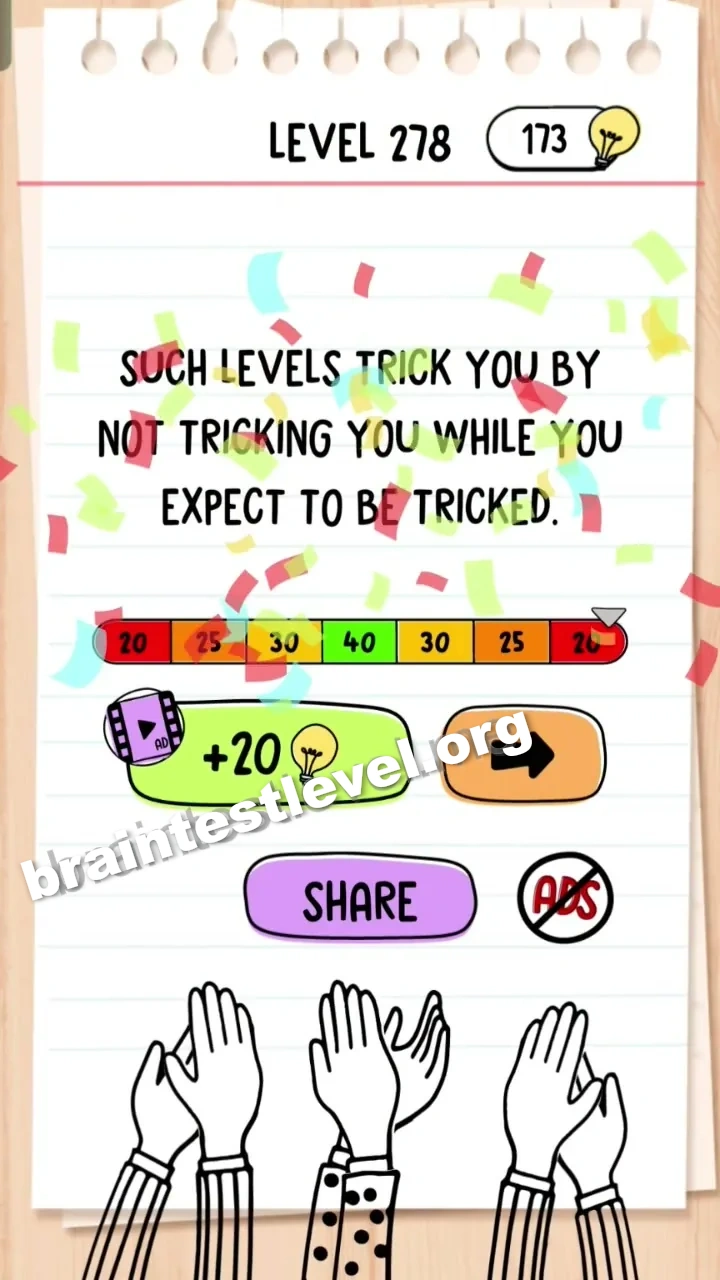 Brain Test Level 278 screenshot 2