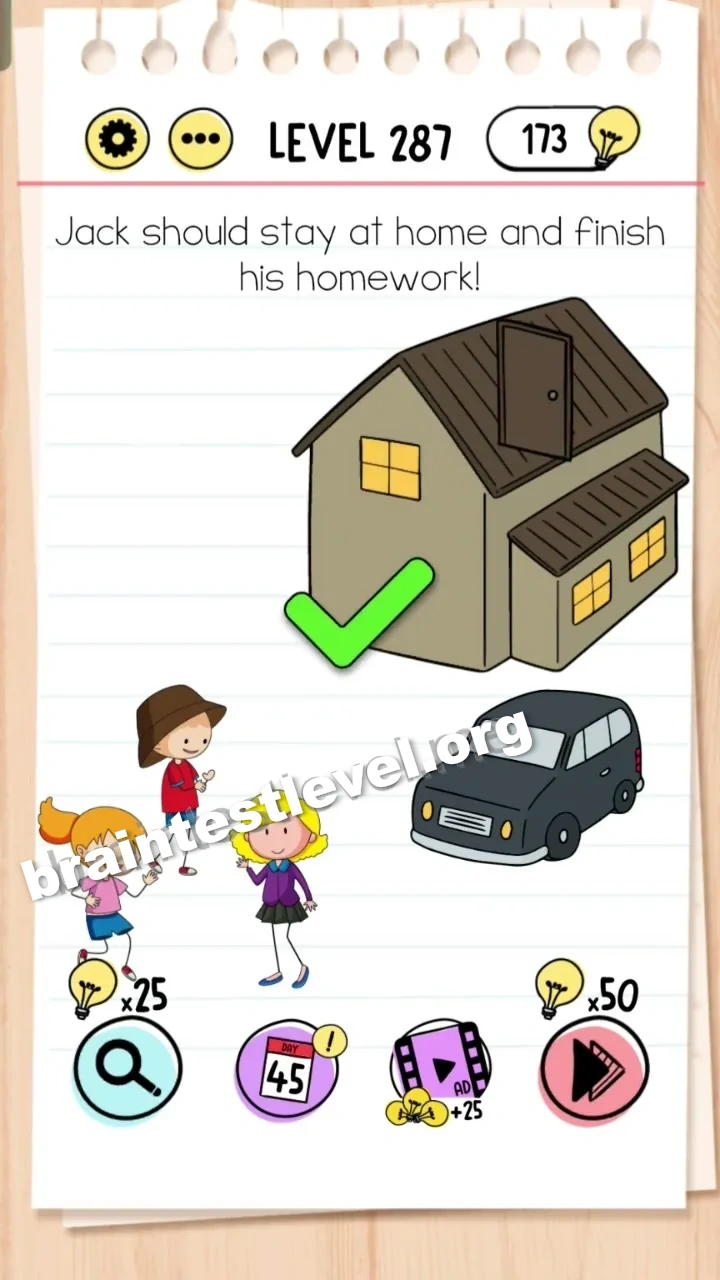 Brain Test Level 287 screenshot 2