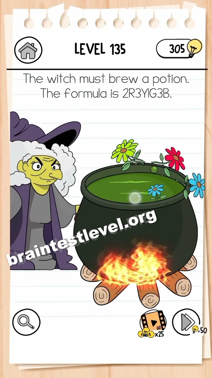 Level 135 screenshot