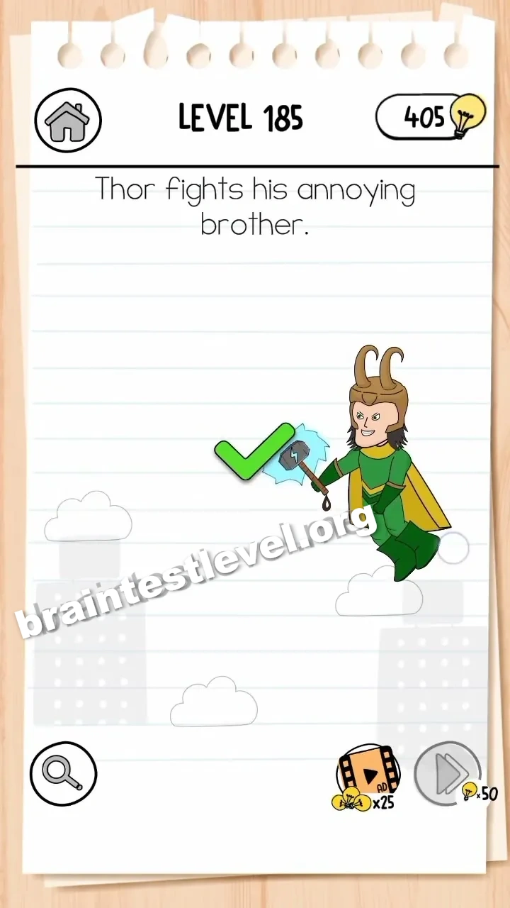 Brain Test 3 Level 185 screenshot 2