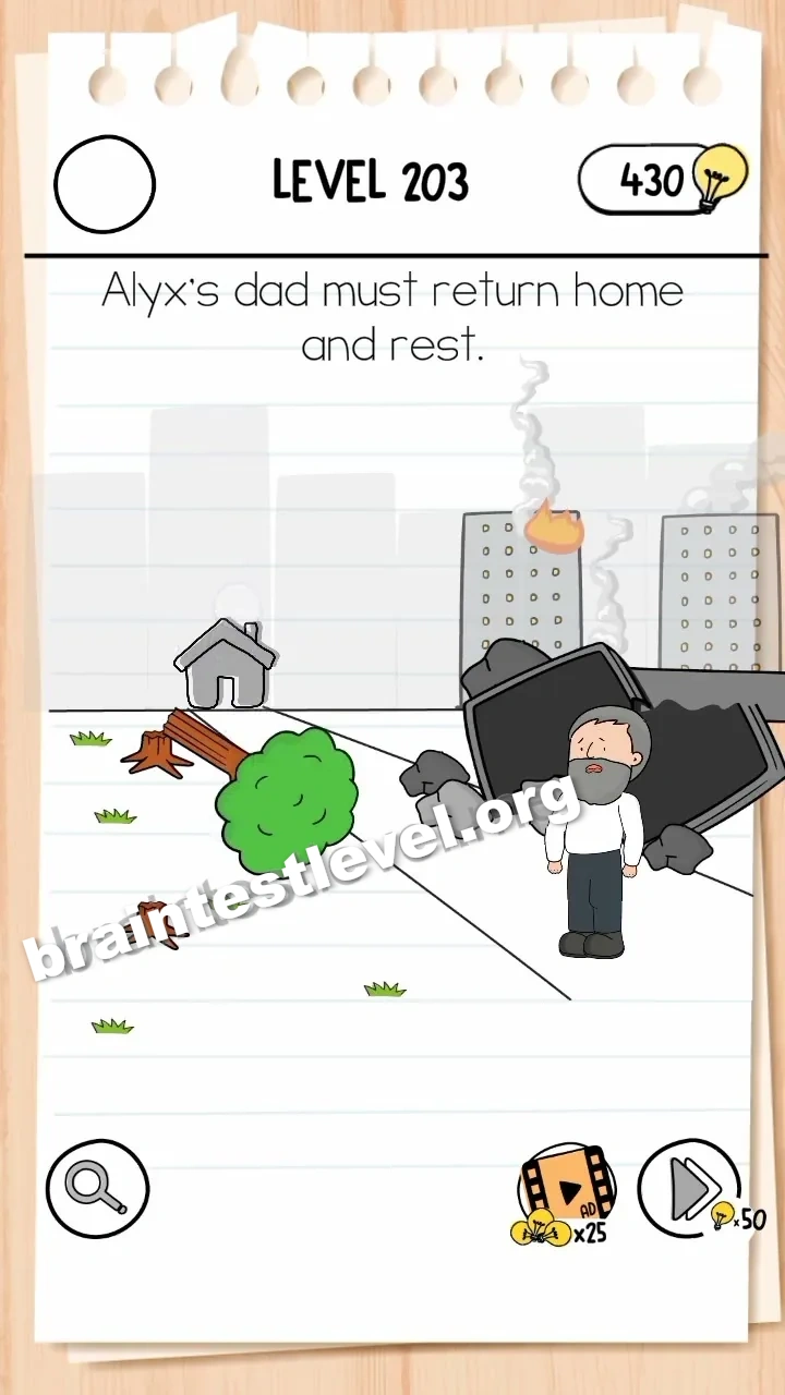 Level 203 screenshot