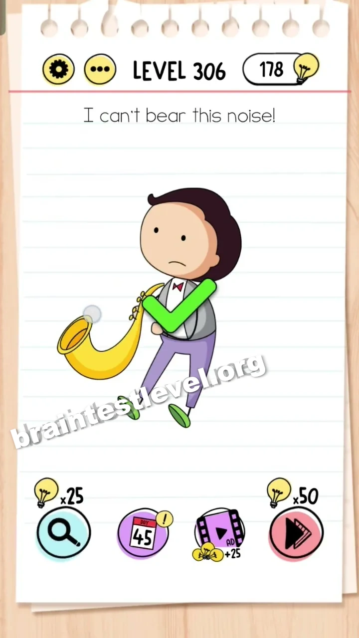 Brain Test Level 306 screenshot 2
