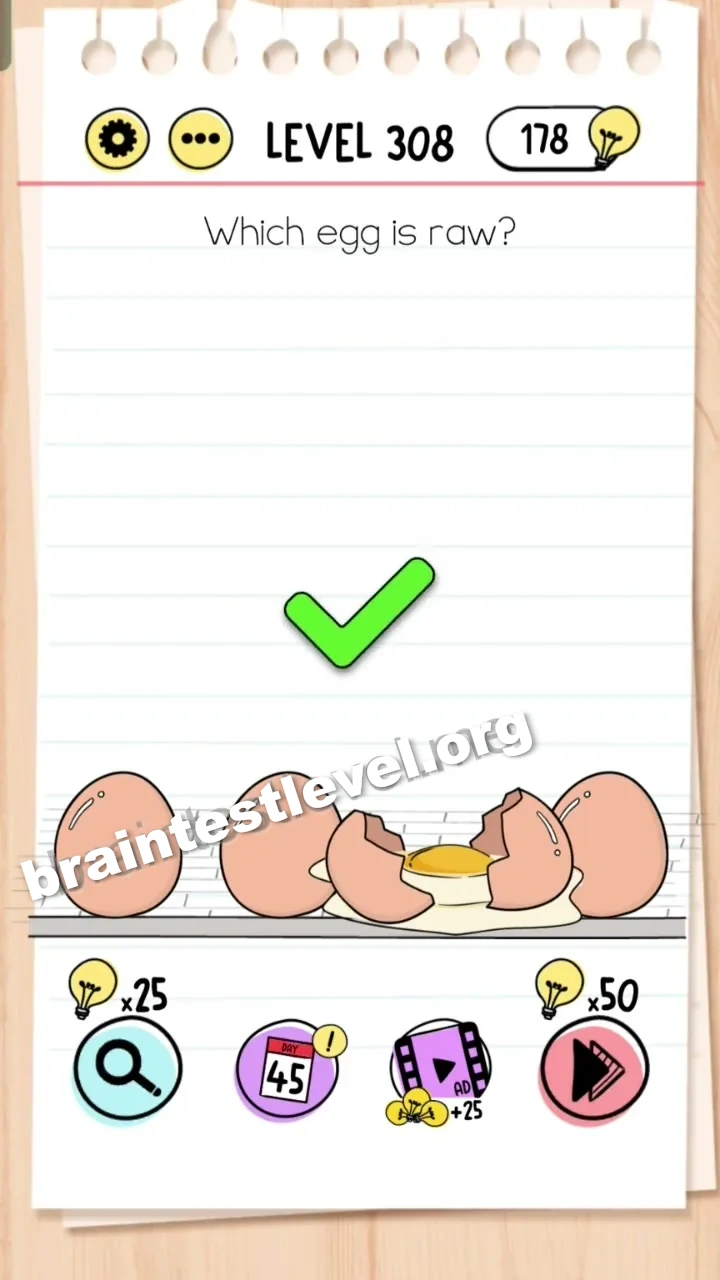 Brain Test Level 308 screenshot 2