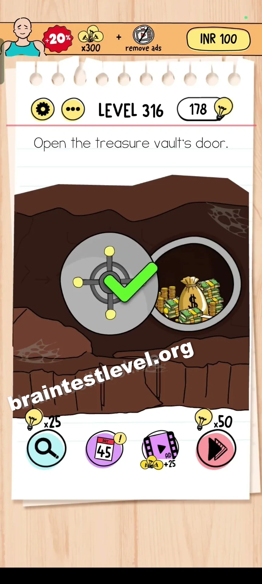 Brain Test Level 316 screenshot 2