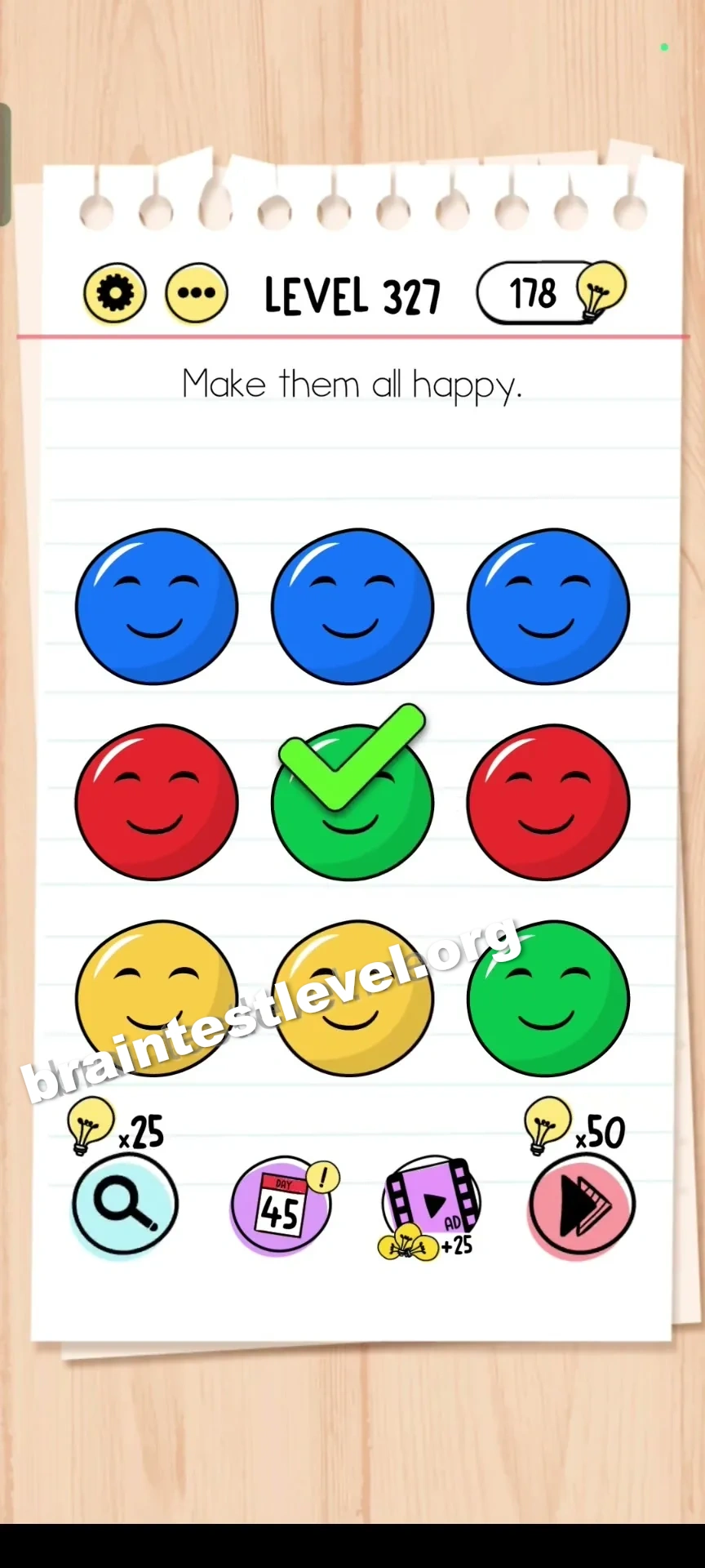 Brain Test Level 327 screenshot 2
