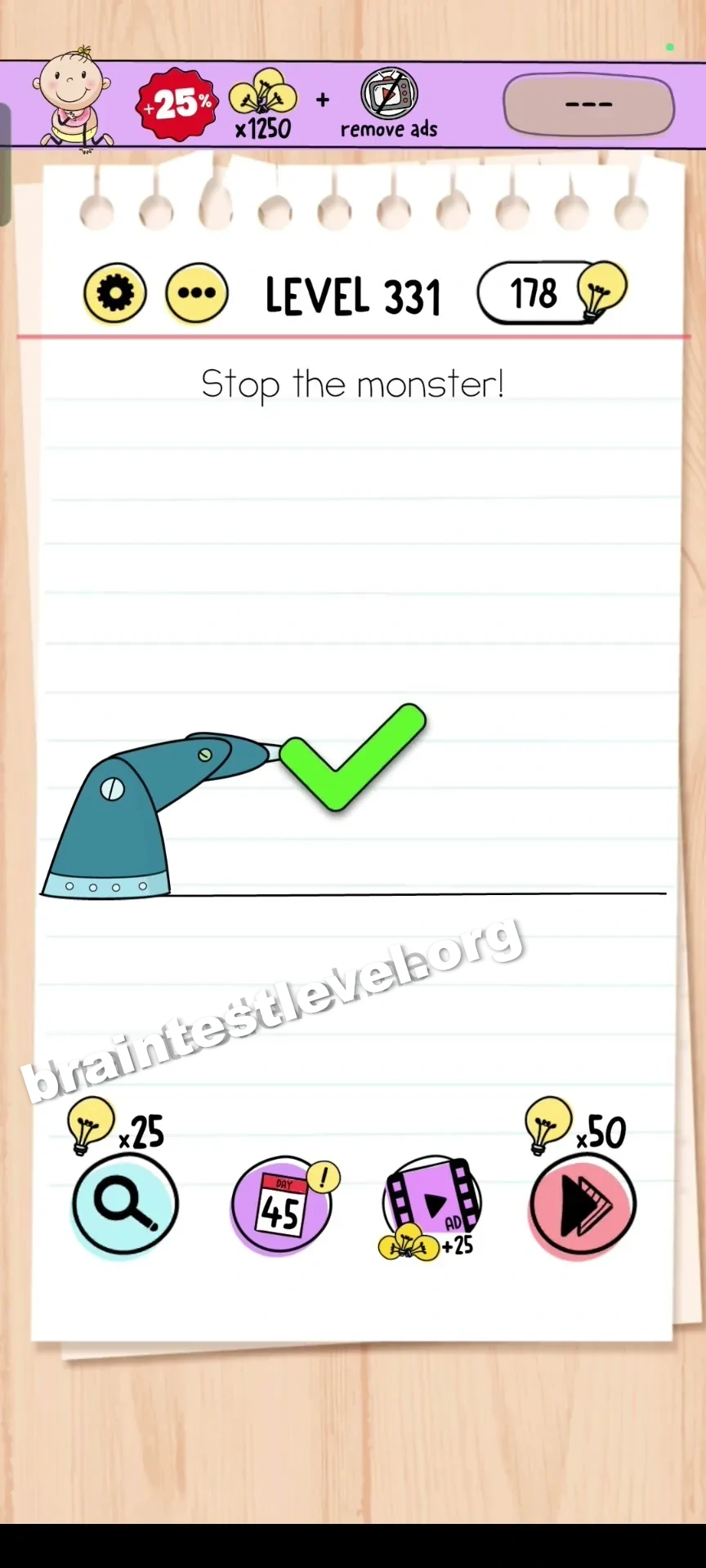 Brain Test Level 331 screenshot 2