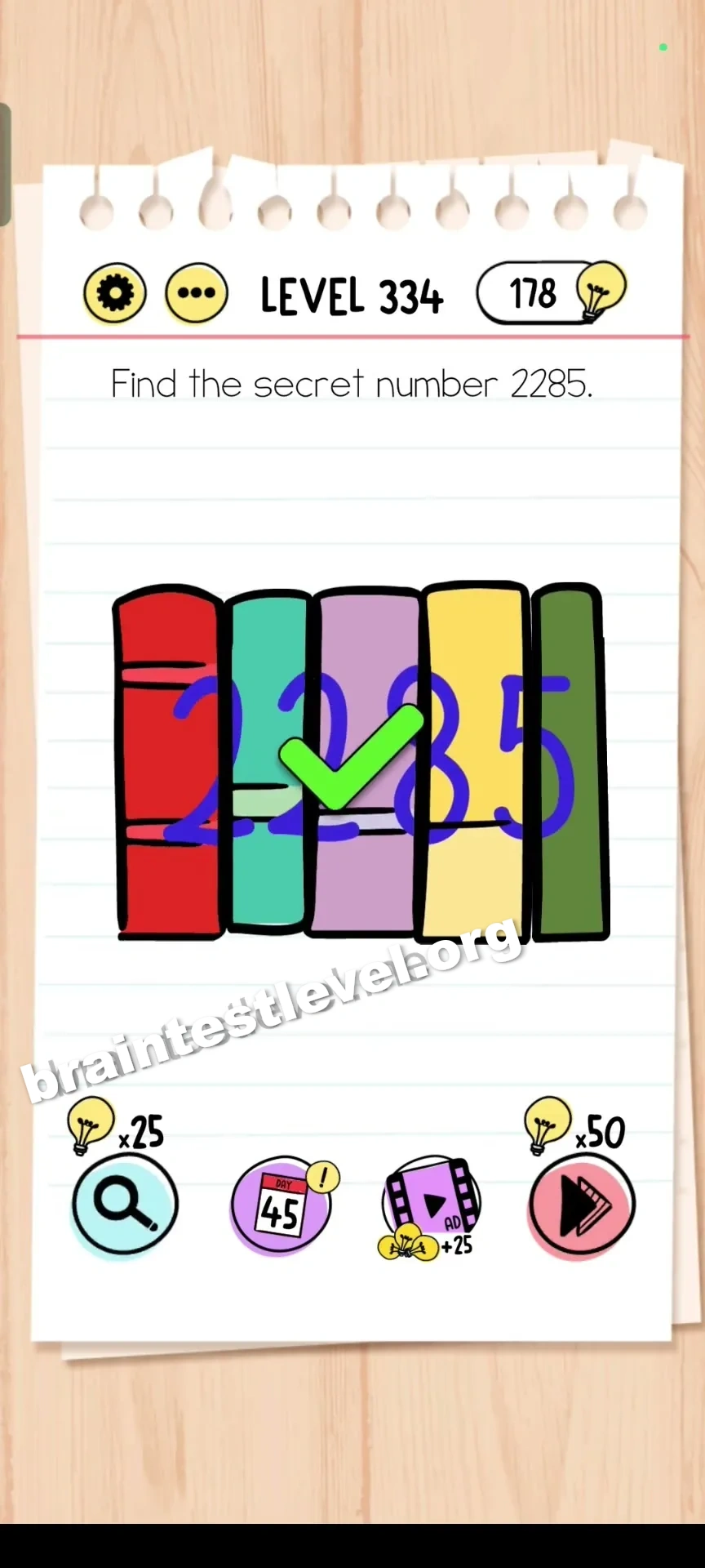 Brain Test Level 334 screenshot 2