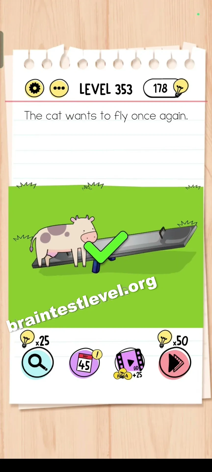 Brain Test Level 353 screenshot 2