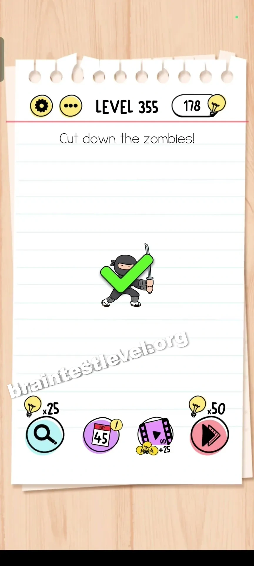 Brain Test Level 355 screenshot 2