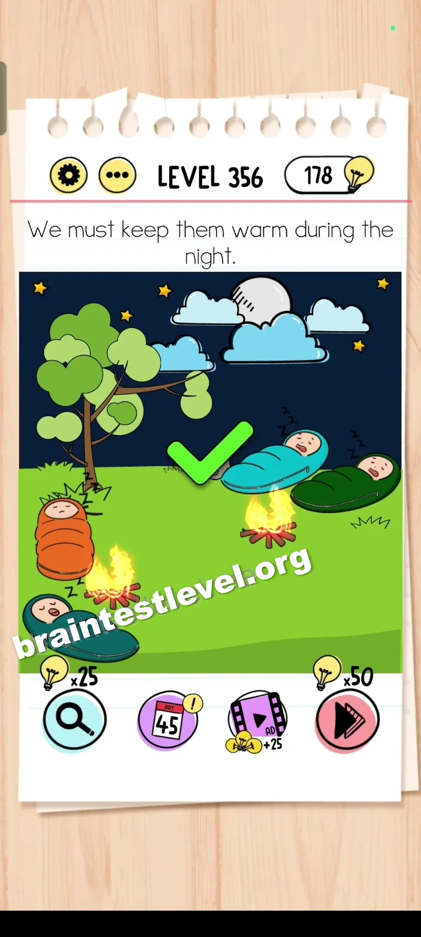 Brain Test Level 356 screenshot 2