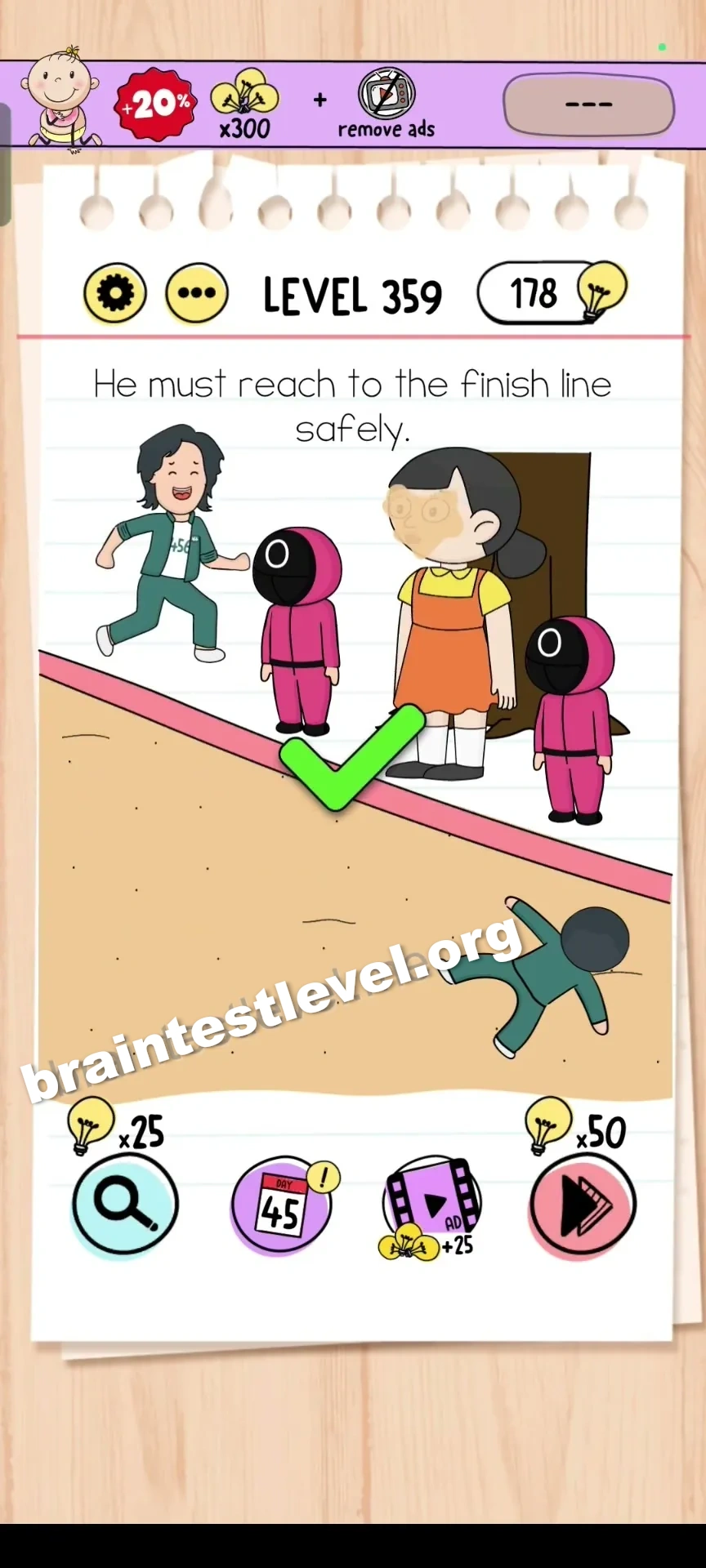 Brain Test Level 359 screenshot 2